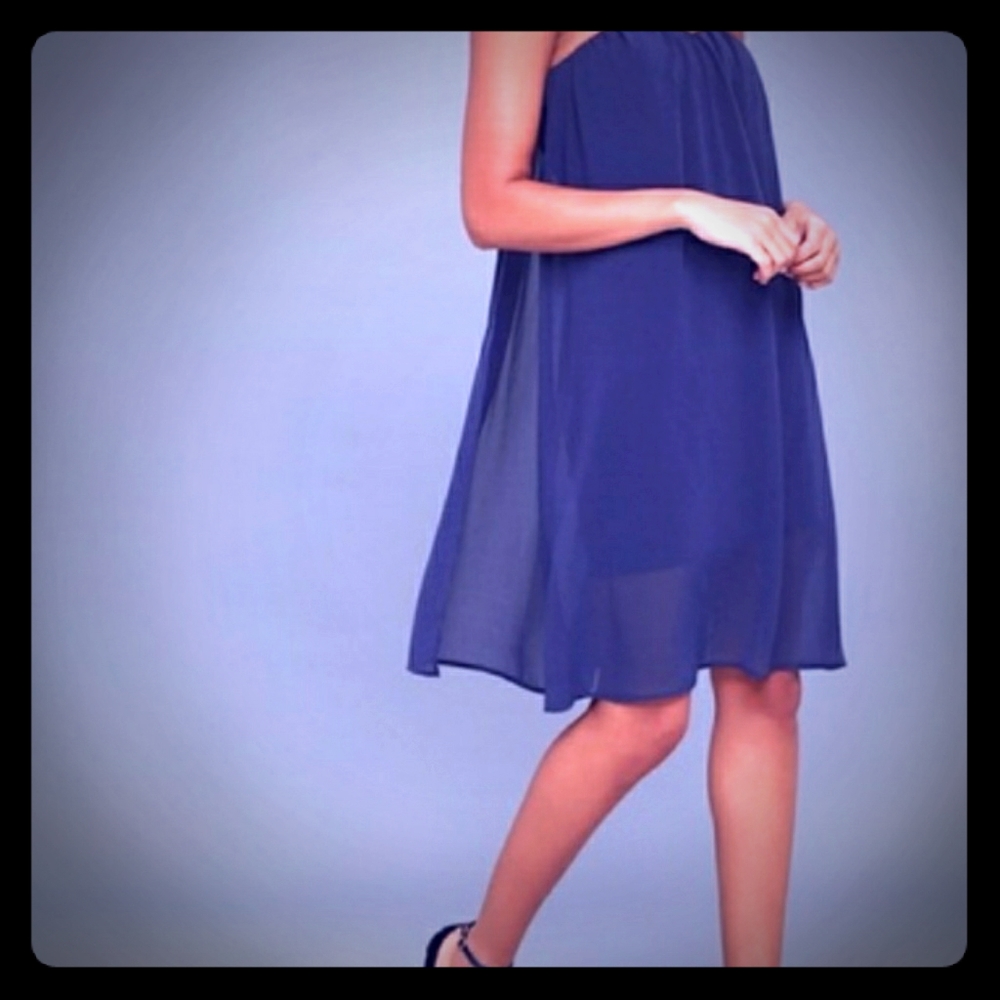 Lulus Allure It All Blue Dress